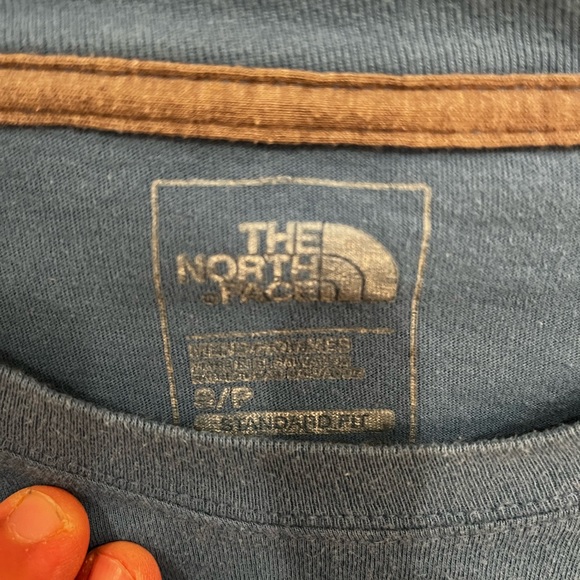 The North Face T-Shirt Men’s SZ. Small . Blue - Picture 4 of 4